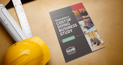 Remodelers’ Cost of Doing Business Study, 2023 Edition The study contains a wealth of data to provide remodelers with indicators of how you and other remodelers are doing: Benchmark their employees’ level of compensation and benefits Boost profitability Increase efficiency Set realistic budget targets Improve business practices The Remodelers’ Cost of Doing Business Study, 2023 Edition is available for purchase at BuilderBooks.com.